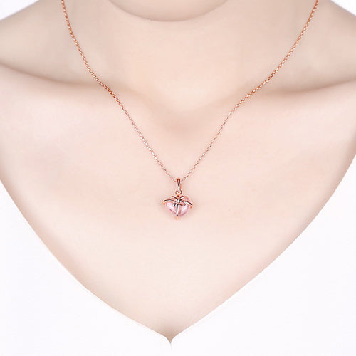 Natural Citrine/Pink Gemstone Necklace Gift For Her Jewelry Treasures