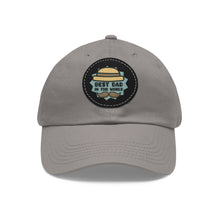 Dad Hat with Leather Patch (Round) Jewelry Treasures