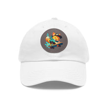 Dad Hat with Leather Patch (Round) Jewelry Treasures