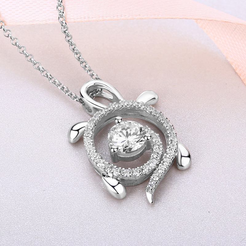 Personalized Sterling Silver Sea Turtle Necklace Jewelry Treasures