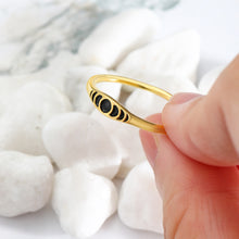 Moon Simple Phase Ring Jewelry Treasures