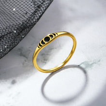 Moon Simple Phase Ring Jewelry Treasures