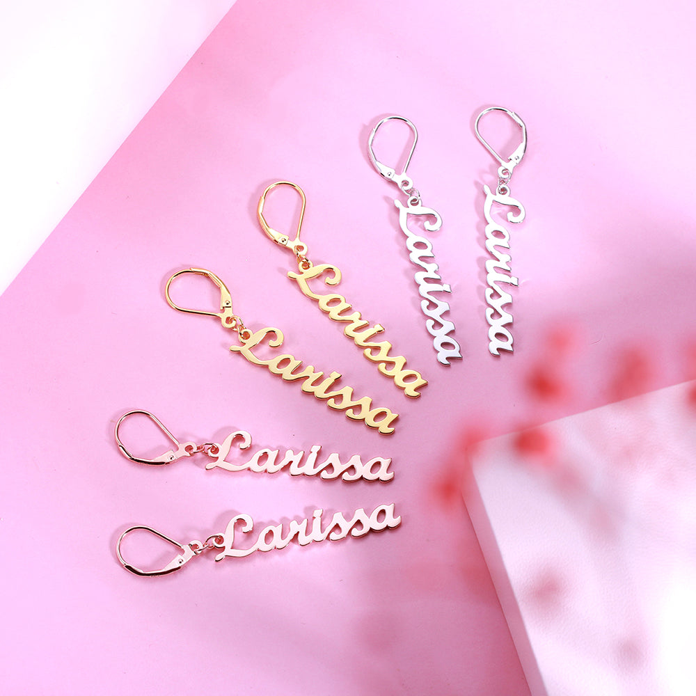 Personalized Name Earrings