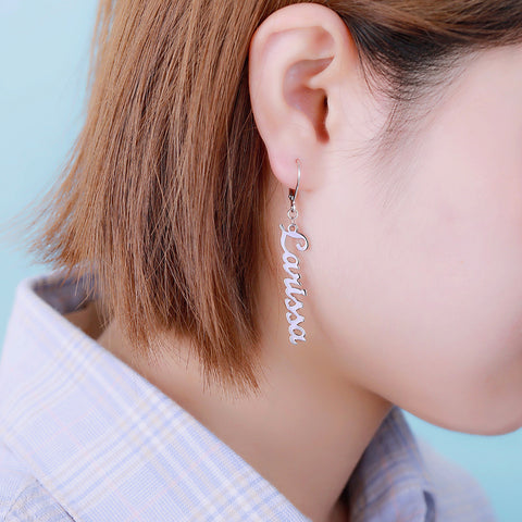 Personalized Name Earrings