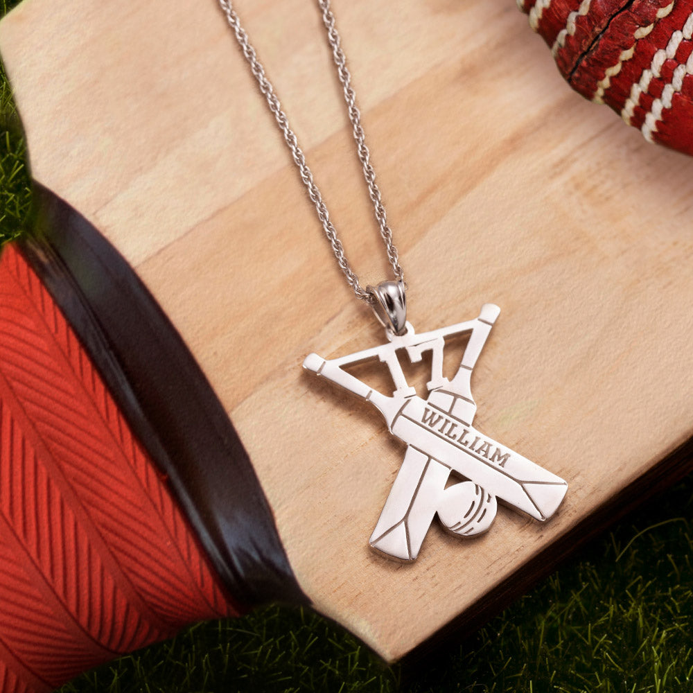 Personalized Cricket Memorial Necklace Jewelry Treasures