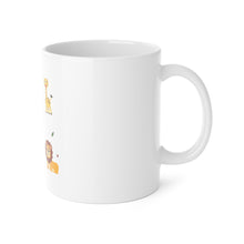 White Ceramic Mug, 11oz Jewelry Treasures