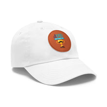 Dad Hat with Round Leather Patch Jewelry Treasures