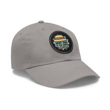 Dad Hat with Leather Patch (Round) Jewelry Treasures