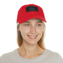 Dad Hat with Rectangular Leather Patch Jewelry Treasures