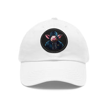 Dad Hat with Leather Patch (Round) Jewelry Treasures