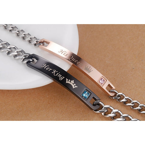 Lovers Bracelet Stainless Steel Jewelry Treasures