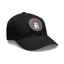 Dad Hat with Leather Patch (Round) Jewelry Treasures