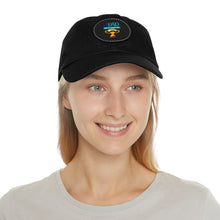 Dad Hat with Round Leather Patch Jewelry Treasures