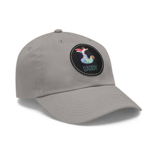 Dad Hat with Round Leather Patch Jewelry Treasures