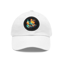 Dad Hat with Leather Patch (Round) Jewelry Treasures