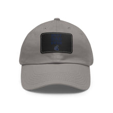 Dad Hat with Rectangular Leather Patch Jewelry Treasures