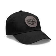 Dad Hat with Round Leather Patch Jewelry Treasures