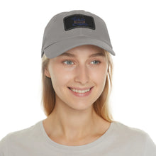 Dad Hat with Rectangular Leather Patch Jewelry Treasures