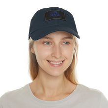 Dad Hat with Rectangular Leather Patch Jewelry Treasures