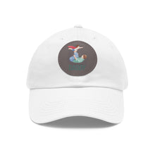 Dad Hat with Round Leather Patch Jewelry Treasures