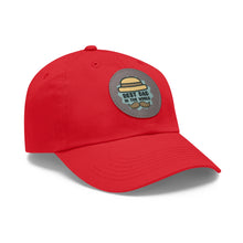 Dad Hat with Leather Patch (Round) Jewelry Treasures