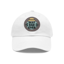 Dad Hat with Leather Patch (Round) Jewelry Treasures