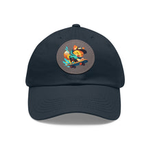 Dad Hat with Leather Patch (Round) Jewelry Treasures