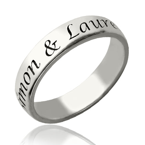 Personalized Promise Name Ring