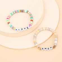 Personalized Classic Style Letter Soft Clay Beaded Bracelets for Women