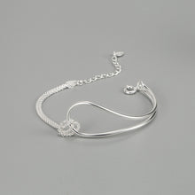 Sterling Silver Bracelets Casual Cute Simple Style Bracelets for Women