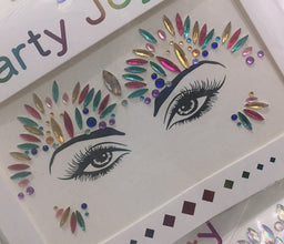 halloween makeup eyebrow center ins style face drill stickers tattoo stickers