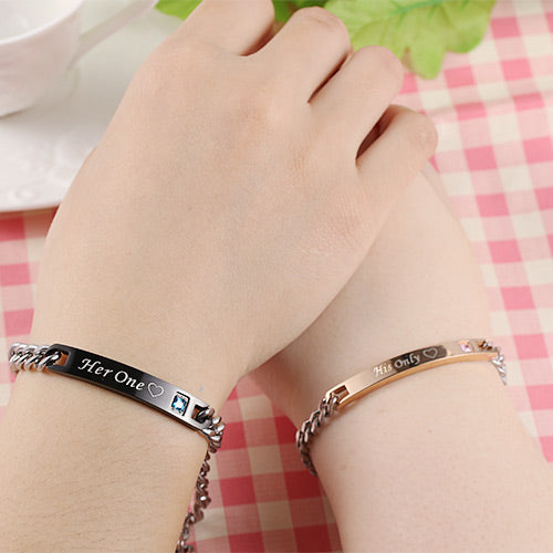 Lovers Bracelet Stainless Steel Jewelry Treasures