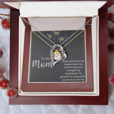 Forever Grateful A Son's Necklace for Mom Gift Card & Box Set