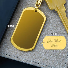 Personalized Eternal Love Dog Tag Swivel Keychain for Wife Jewelry