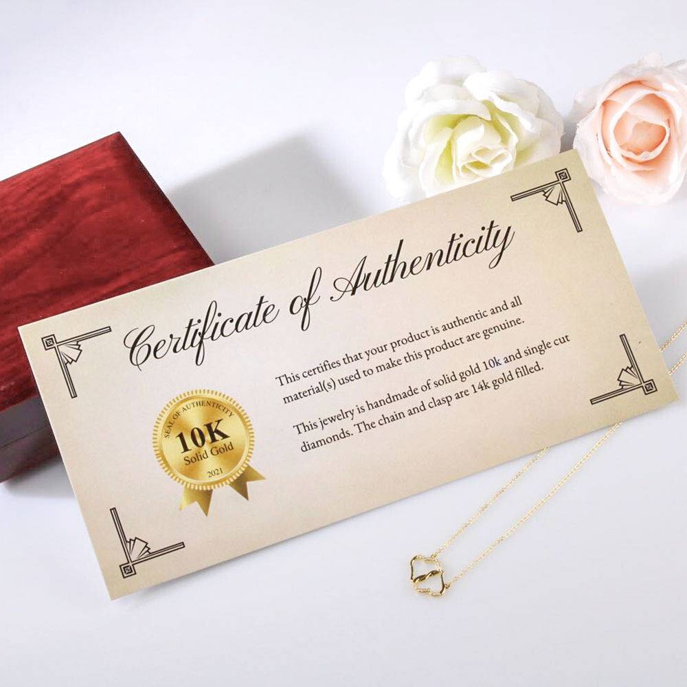 Personalized Double Heart Necklace Gift Card Necklace for Women