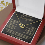Personalized 2-Heart Lovely Necklace Custom Necklace for Daughter