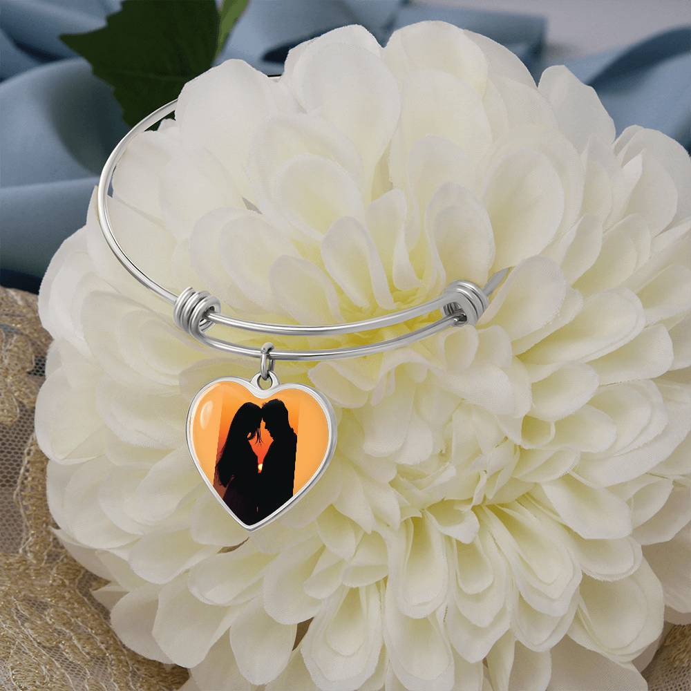 Personalized Love Elegant Circle Bracelet Circle Bangles for Wife