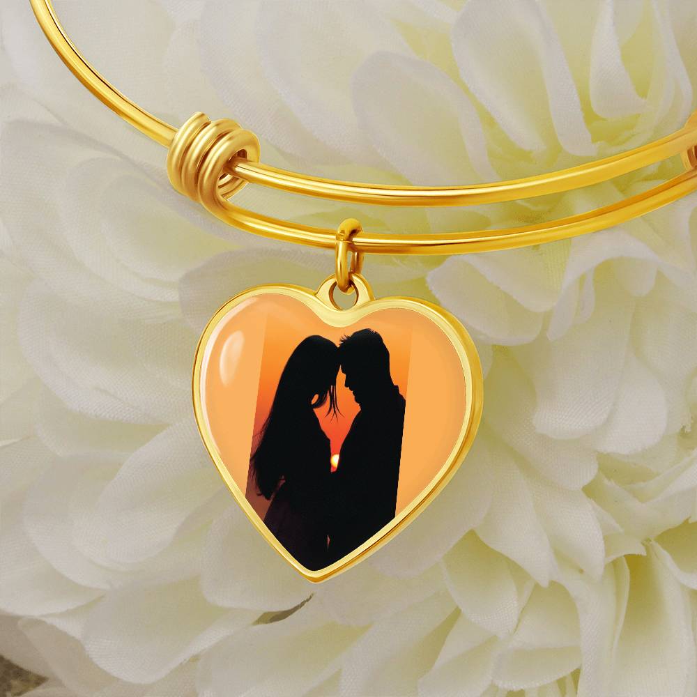 Personalized Love Elegant Circle Bracelet Circle Bangles for Wife