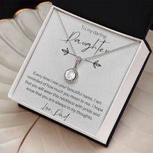 To My Loving Daughter: A Necklace of Affection Jewelry Treasures