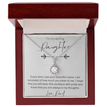 To My Loving Daughter: A Necklace of Affection Jewelry Treasures