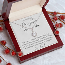 To My Loving Daughter: A Necklace of Affection Jewelry Treasures