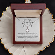 To My Loving Daughter: A Necklace of Affection Jewelry Treasures