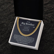 To My Loving Big Brother: A Necklace of Appreciation Jewelry Treasures