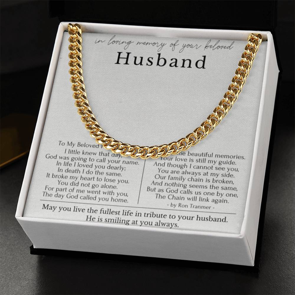 To My Loving Husband: A Necklace of Devotion Jewelry Treasures