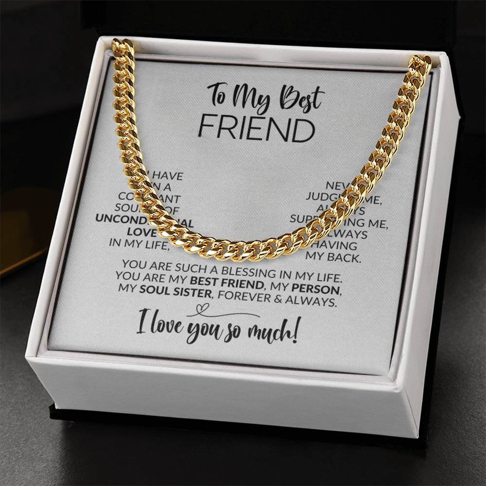 Forever Friends A Necklace for My Best Friend Gift Card & Box Set