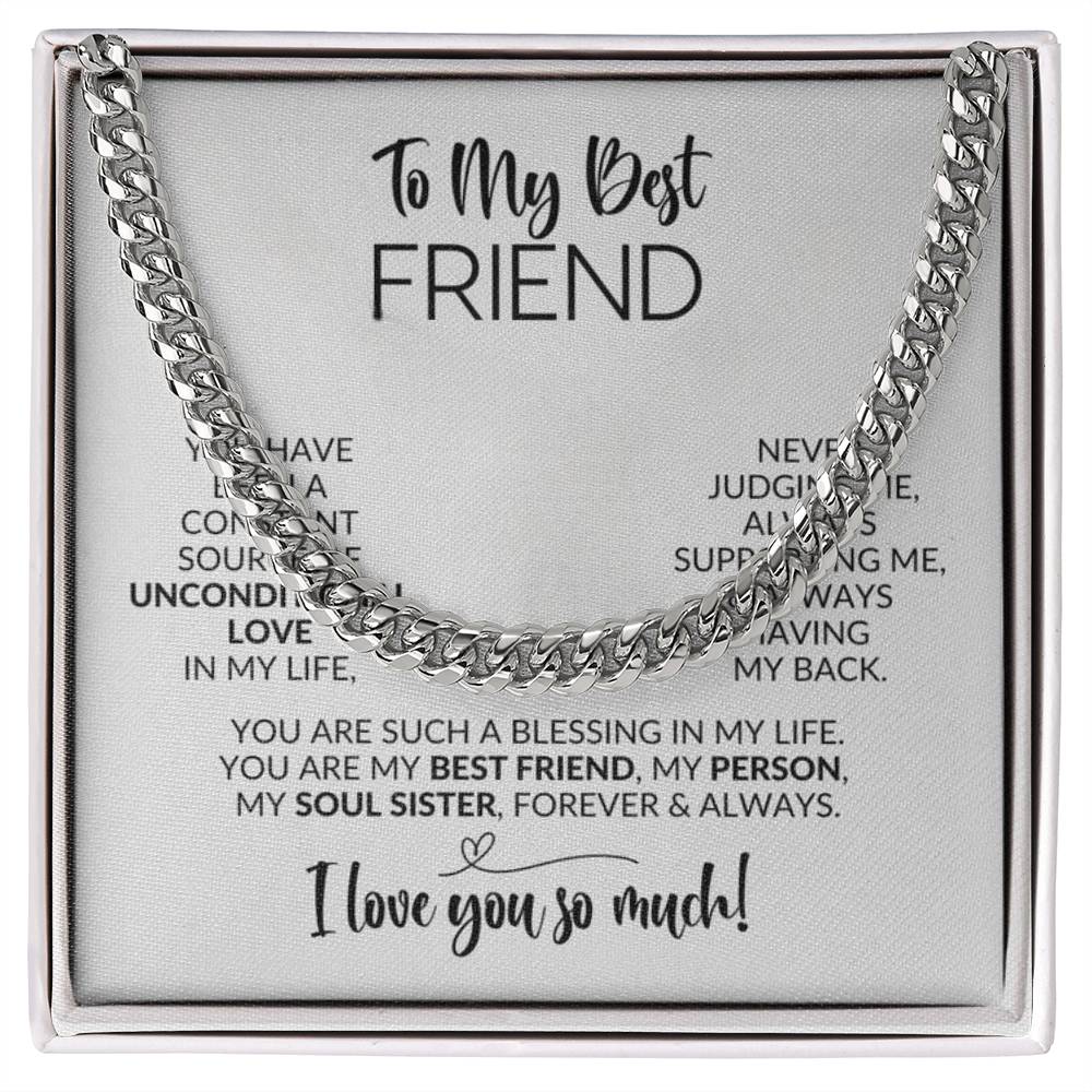 Forever Friends A Necklace for My Best Friend Gift Card & Box Set