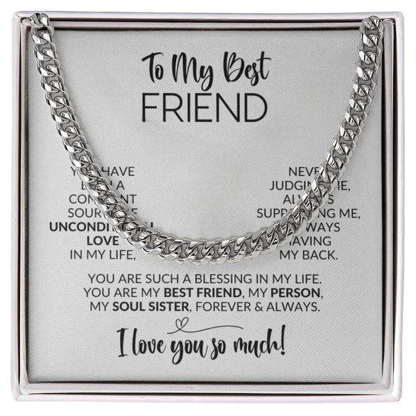 Forever Friends A Necklace for My Best Friend Gift Card & Box Set