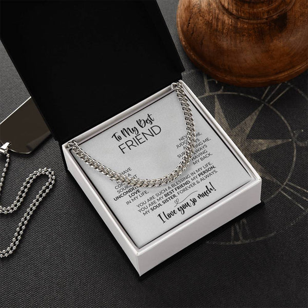 Forever Friends A Necklace for My Best Friend Gift Card & Box Set