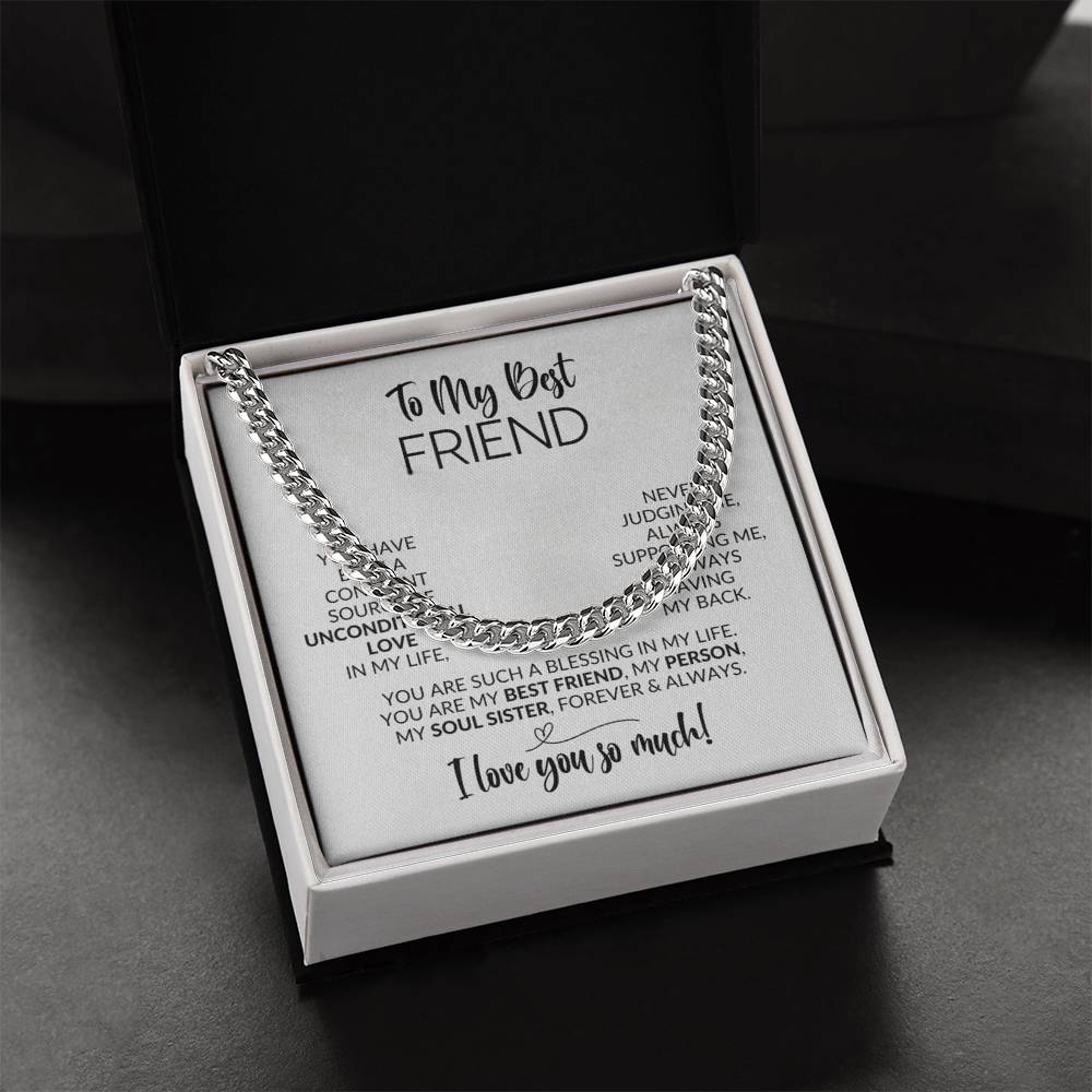 Forever Friends A Necklace for My Best Friend Gift Card & Box Set