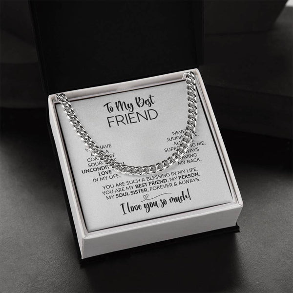 Forever Friends A Necklace for My Best Friend Gift Card & Box Set